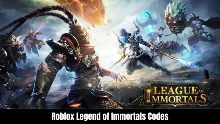 Roblox Legend of Immortals Codes